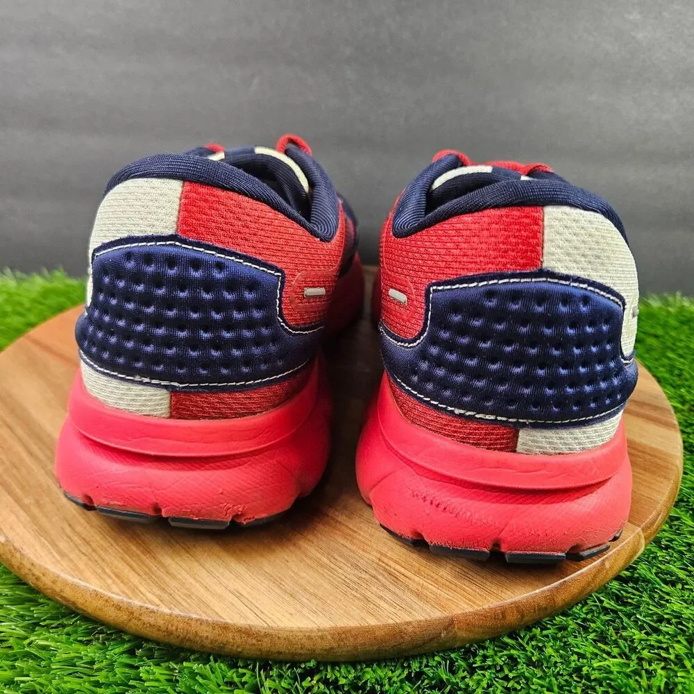 Brooks Trace 2 Texas Star Running Shoes Mens 12.5 USA Red White Blue 1103881D689